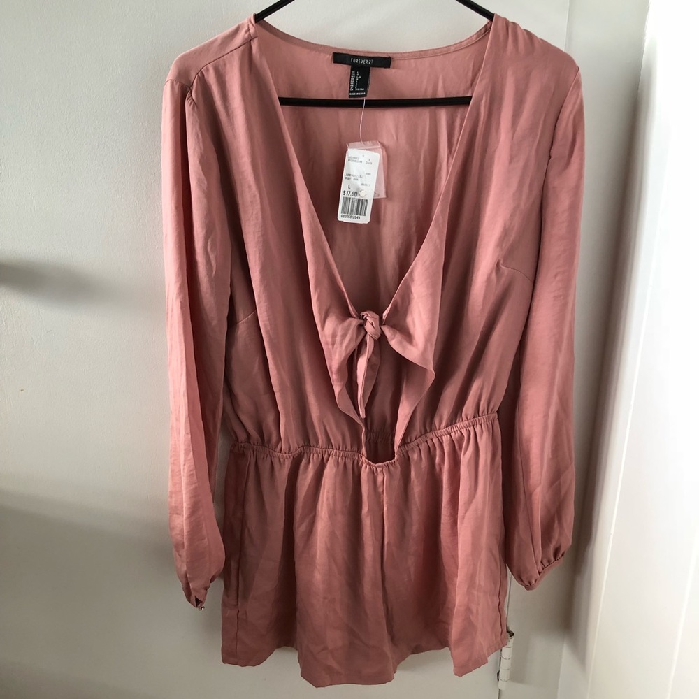 Pink F21 romper